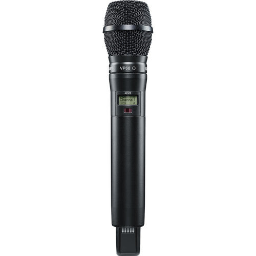 Shure ADX2 Handheld Transmitter for Axient Digital Wireless Systems w/ ShowLink (G57: 470 to 616 MHz) VP68 Black