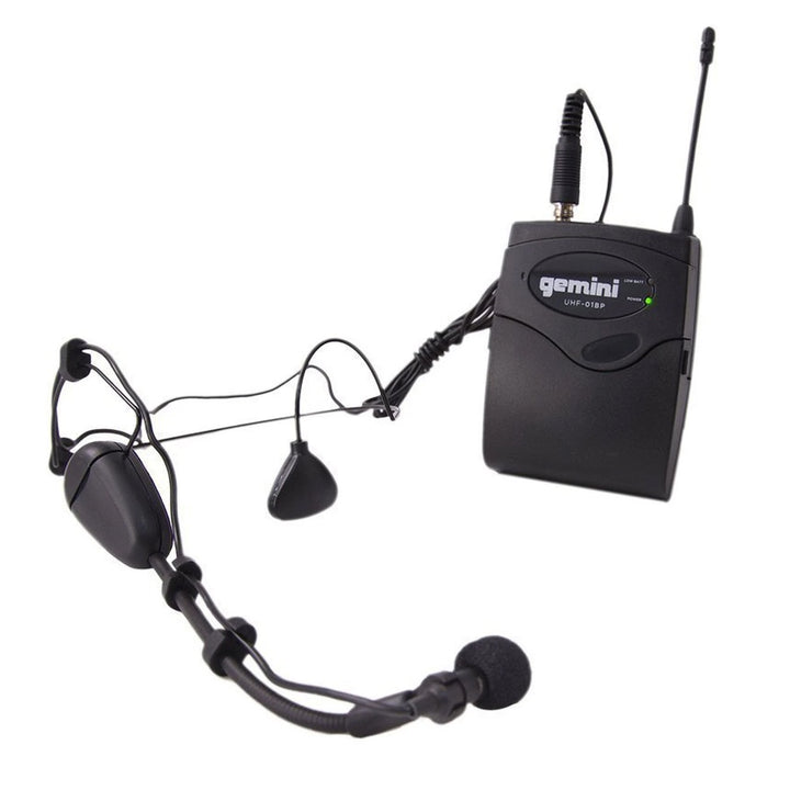 Gemini UHF-04HL Four-Channel UHF Wireless Microphone System - Lavalier / Headset