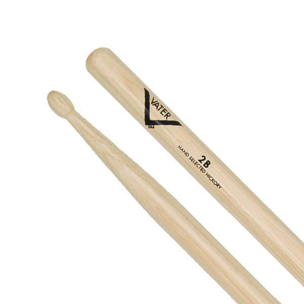 Vater VH2BW - Vater American Hickory 2B Wood Tip Drumsticks