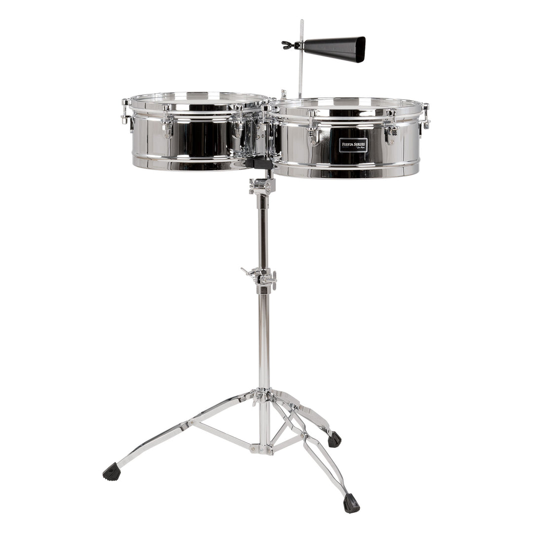 Gon Bops FSTB1415 - Fiesta Series 14''/15'' Timbale Set Chrome