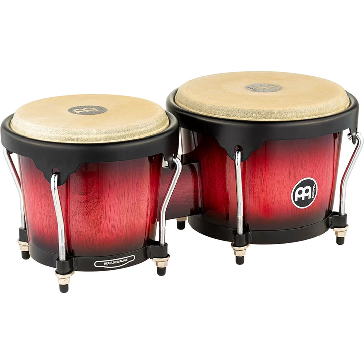 Meinl HB100WRB - Headliner Series Bongos (6 3/4" & 8") - Red Wine Burst