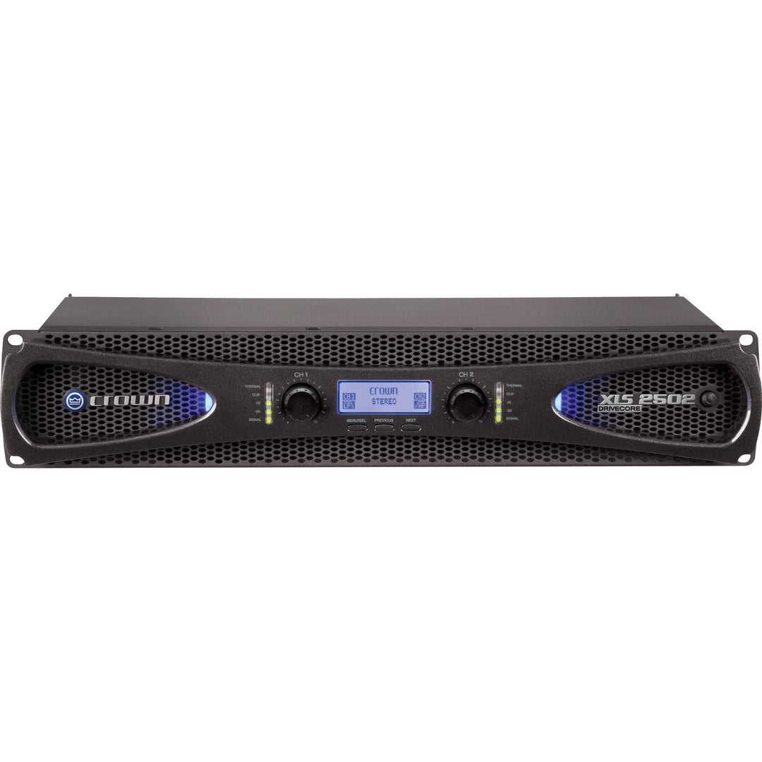 Crown XLS2502 Power Amplifier 2500-Watt w/ Cross-Over & Limiter