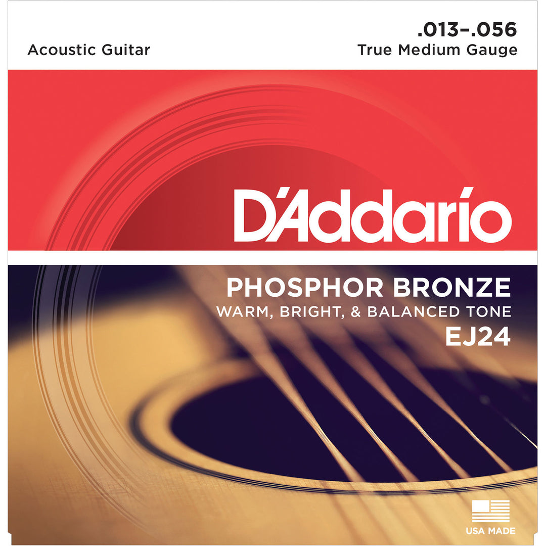 D'Addario EJ24 - SET ACOUS GTR PHOS BRZ TRUEMED