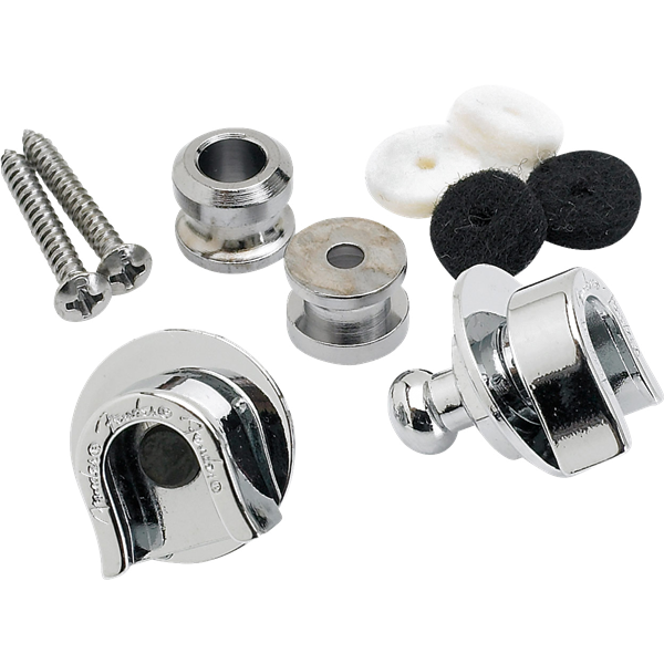 Fender Strap Locks - Chrome