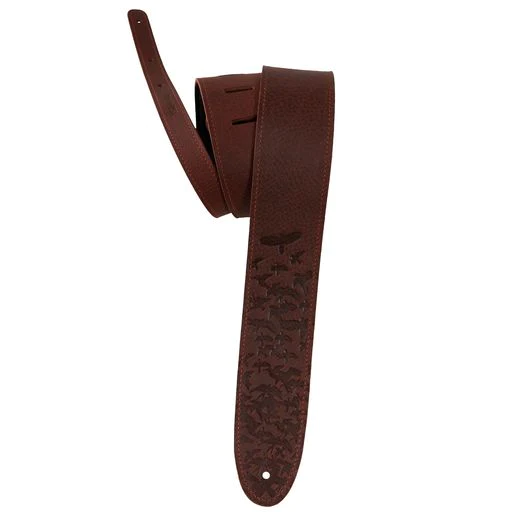 PRS 2.5" Leather Bird Swarm Strap, Rust