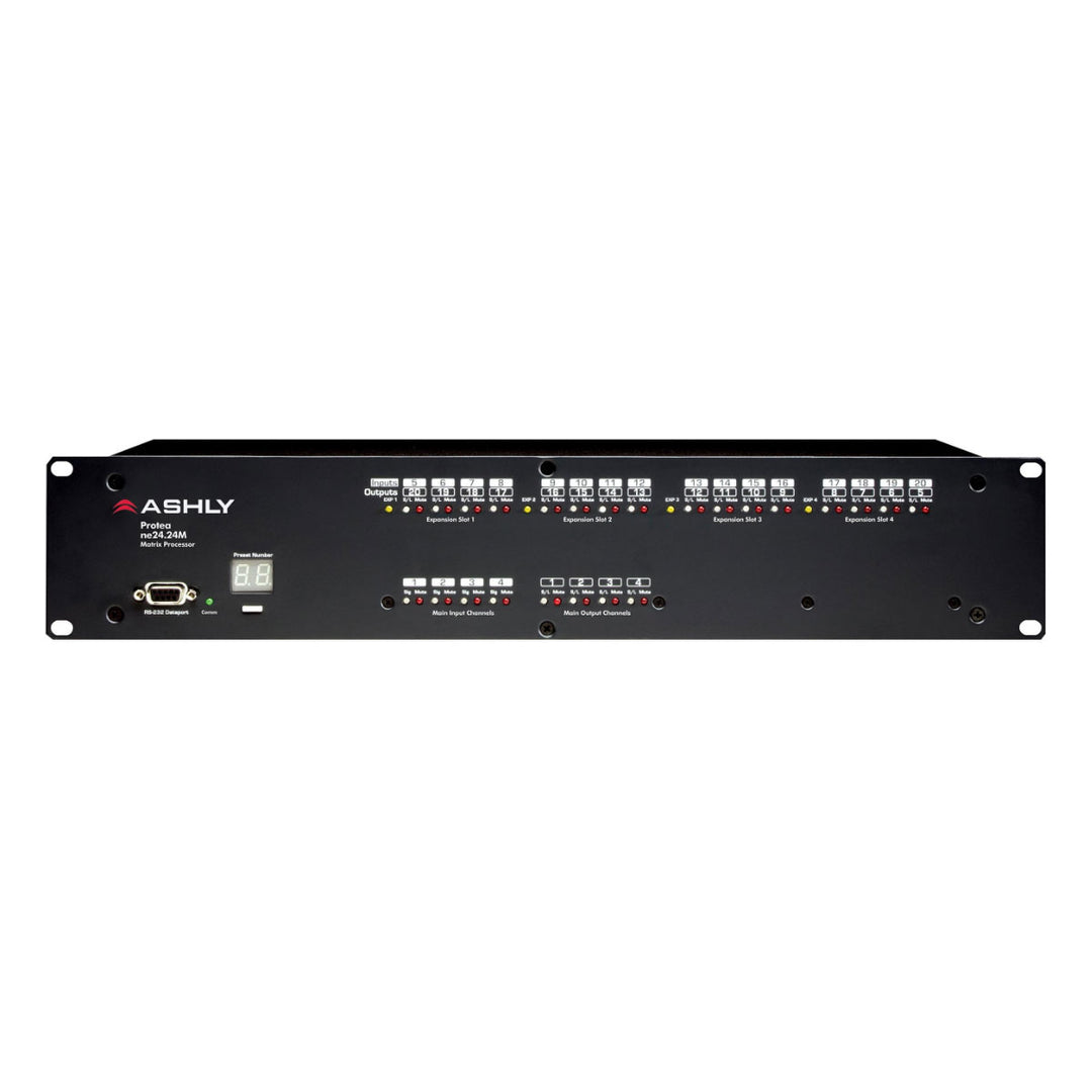Ashly Protea DSP Audio Matrix Processor 4-In x 8-Out with Logic Card