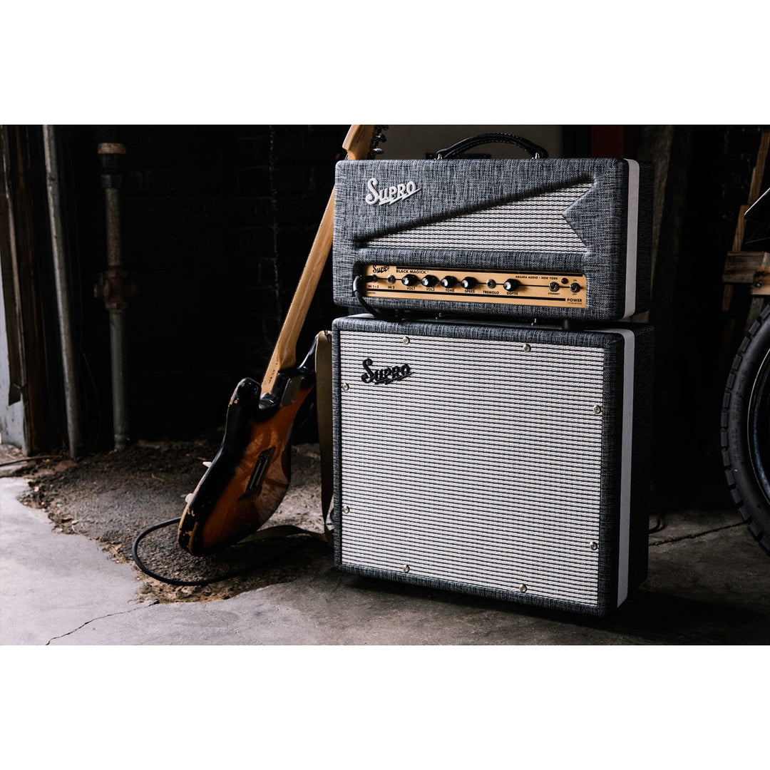 Supro 1790 Black Magick 1x12” Guitar Amp Extension Cabinet