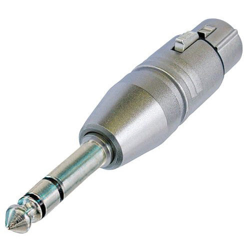 Neutrik NA3FP - XLRF to TRS Phone Plug Adapter