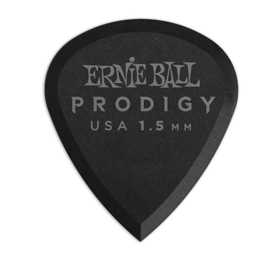 Ernie Ball Guitar Picks Prodigy Mini (Bag of 6) - 1.50mm Black