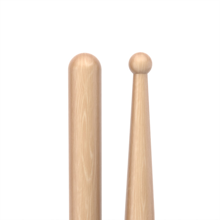 Promark RBM625LRW-Promark Finesse 2B Long Maple Drumsticks, Small Round Wood Tip