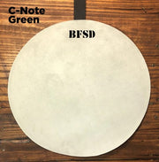 Big Fat Snare Drum SUEDE-CNG-14-The Millionaire Suede ''C-Note Green''