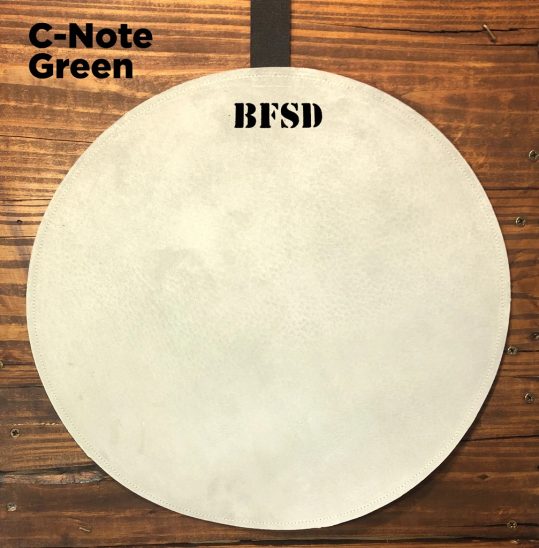 Big Fat Snare Drum SUEDE-CNG-14-The Millionaire Suede ''C-Note Green''