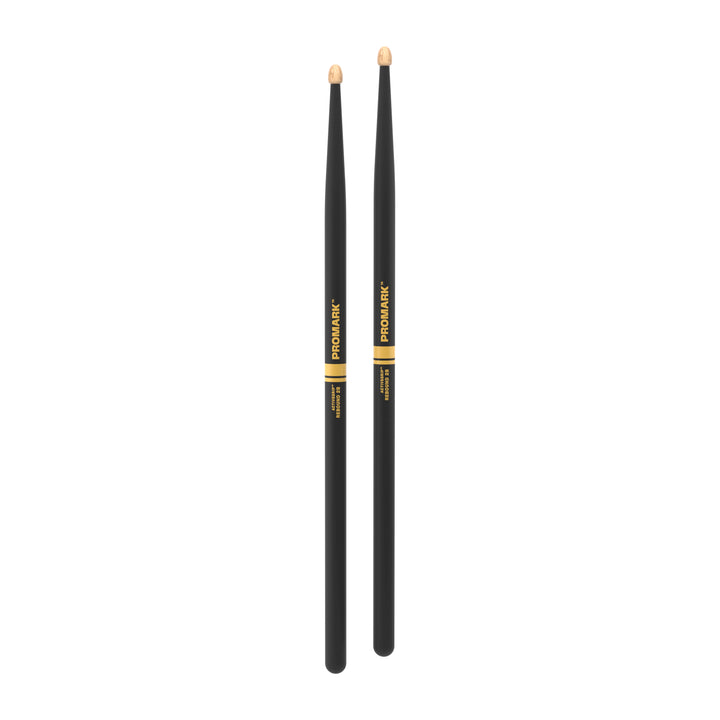 Promark R2BAG-Promark Rebound 2B ActiveGrip Hickory Drumsticks, Acorn Wood Tip