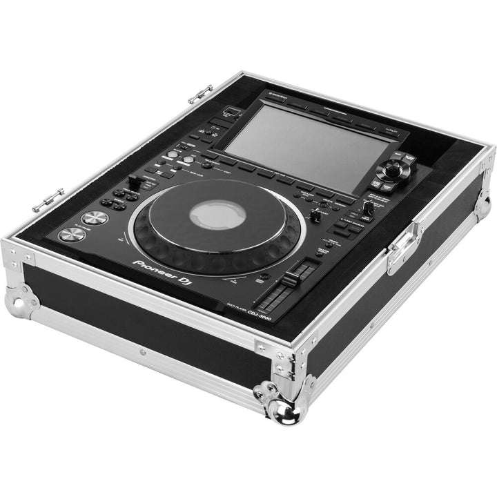 Odyssey FZCDJ3000 Flight Zone Case for Pioneer DJ CDJ-3000 - Silver and Black