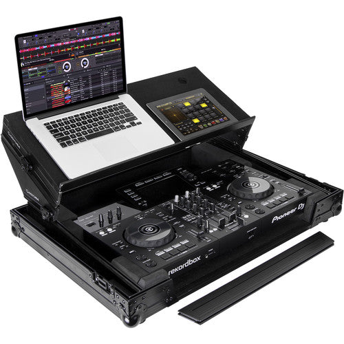 Odyssey Black Label Pioneer XDJ-RR DJ Controller Producer Glide Style Case with Angled Glide Platform