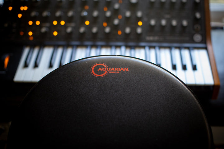 Aquarian TCREF14BK- Texture Coated Reflector Black Snare Batter 14" Drumhead