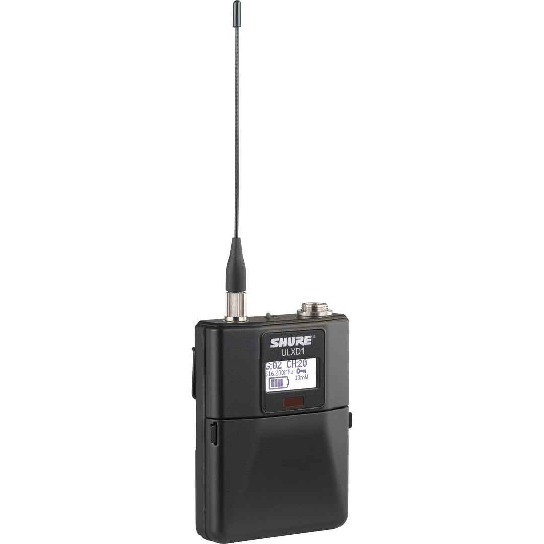 Shure ULXD1LEMO3-V50 Digital Wireless Bodypack Transmitter with LEMO3 (V50: 174 to 216 MHz)