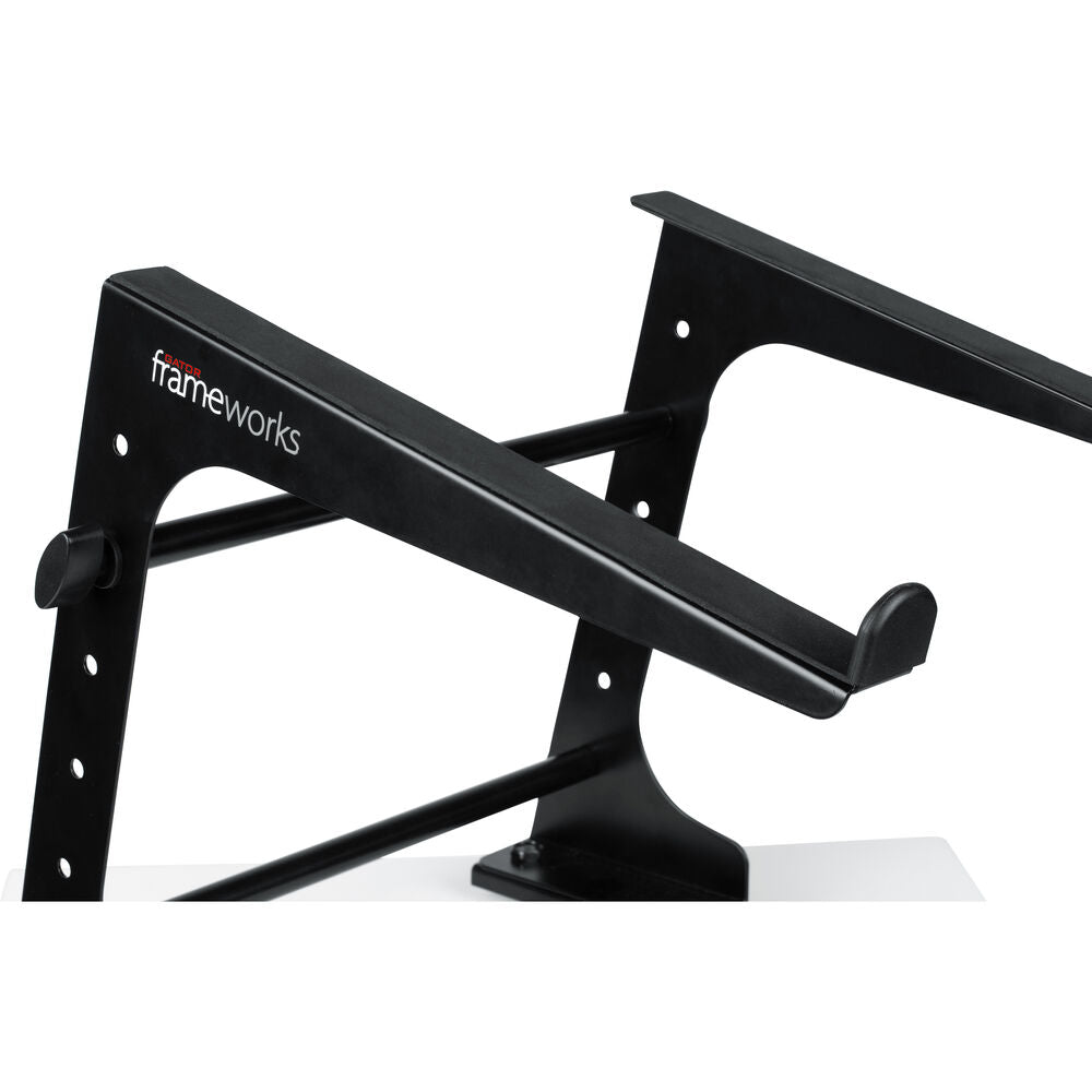 Gator Frameworks Portable Fixed Height Desktop Laptop & DJ Controller Stand