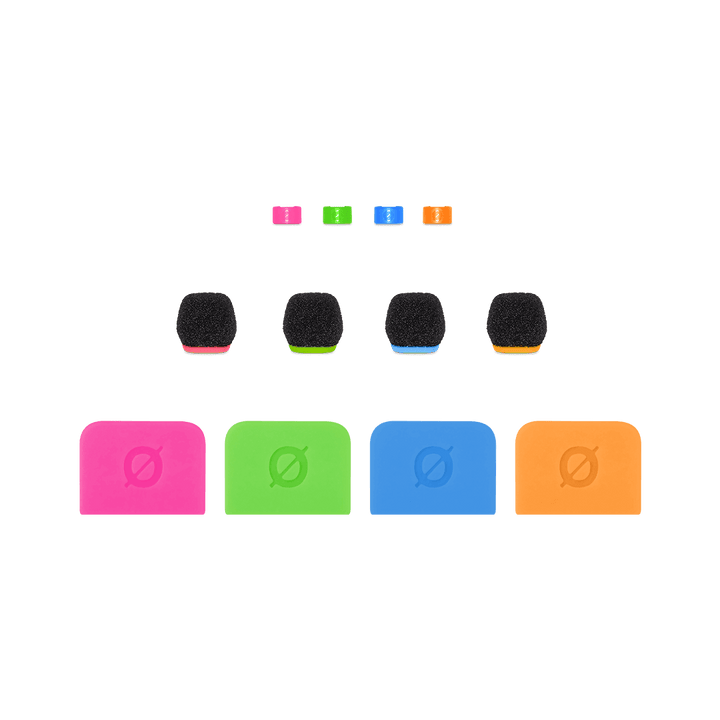 Rode COLORS3 Set of 3, 4-colored Identification Rings for Wireless GO ...