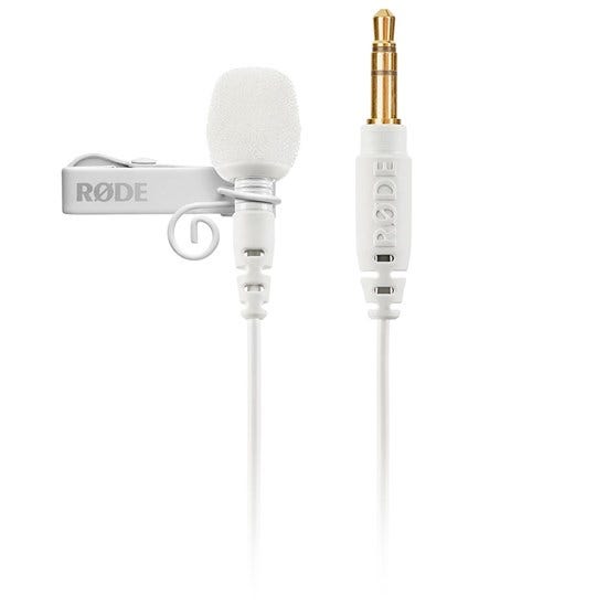 Rode Microphones Lavalier GO Lav Mic for TRS or Wireless GO - White