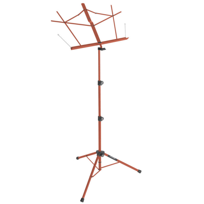On-Stage SM7222 Tripod-Base Sheet Music Stand with Bag - Red