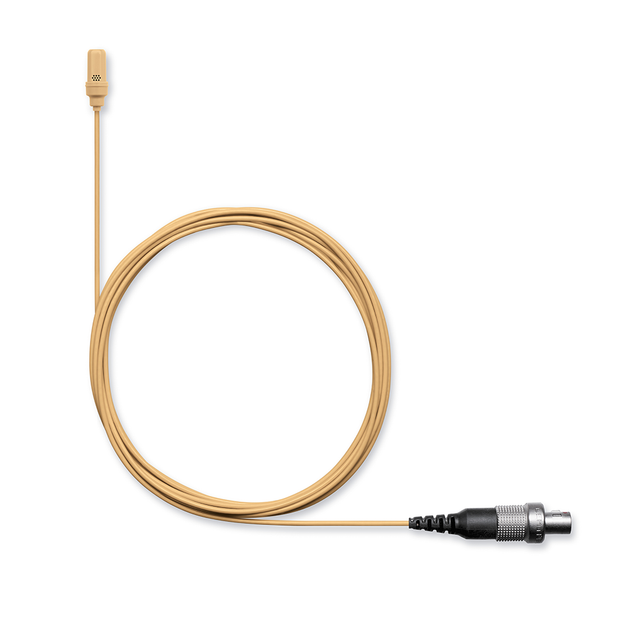 Shure UL4 Cardioid Lavalier microphone with LEMO3 connector - Tan