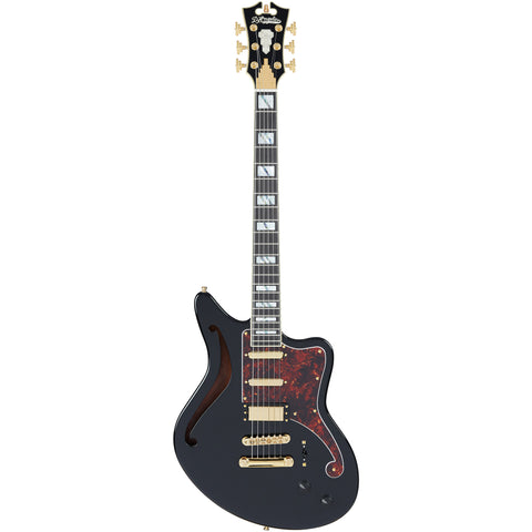 D'Angelico Deluxe Bedford SH Electric Guitar - Black – Music City