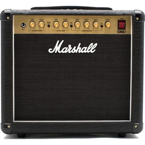 Marshall DSL5CR 5W 2-Channel Valve Combo Amplifier with Reverb