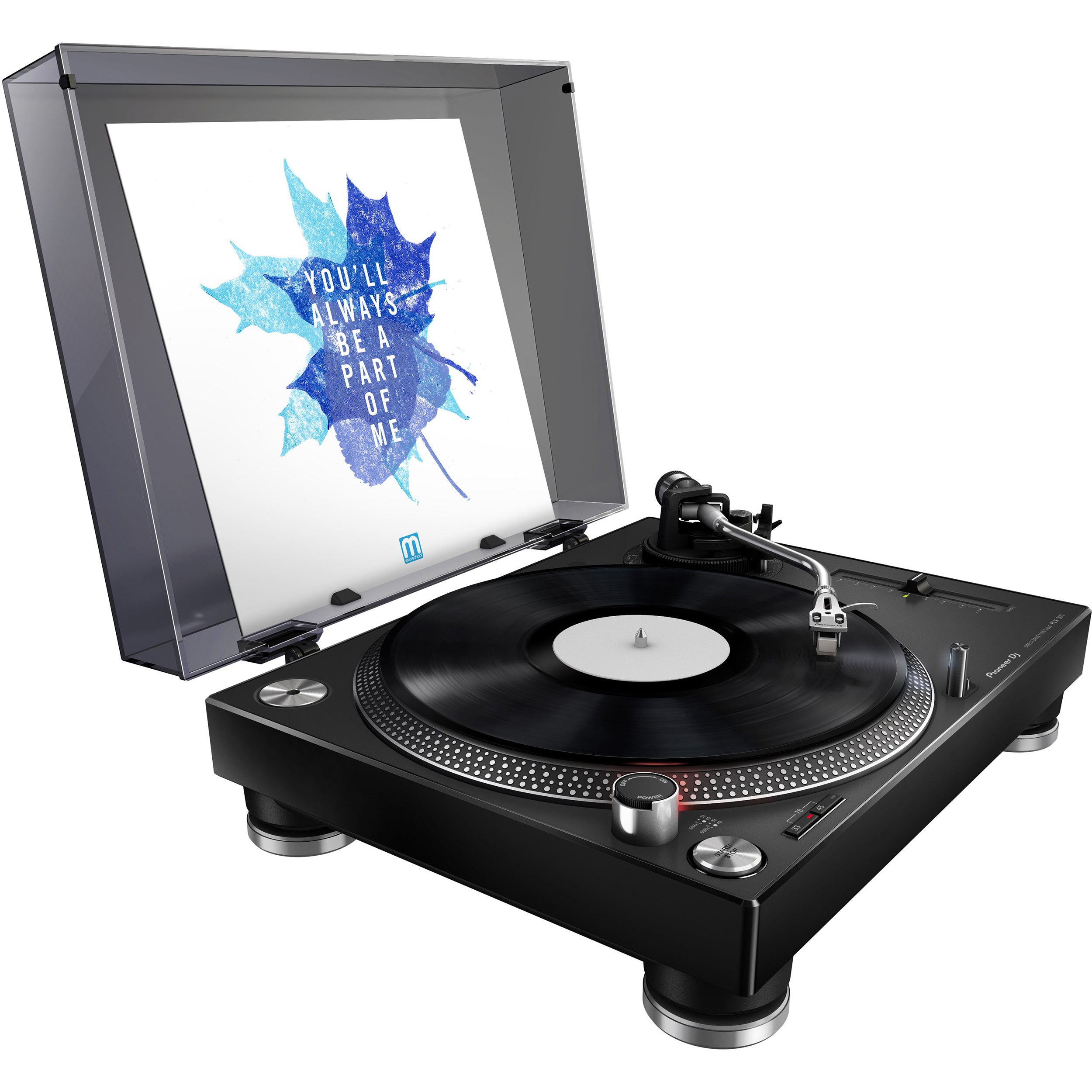 Pioneer PLX-500 Direct Drive DJ Turntable (Black) - Music City Canada