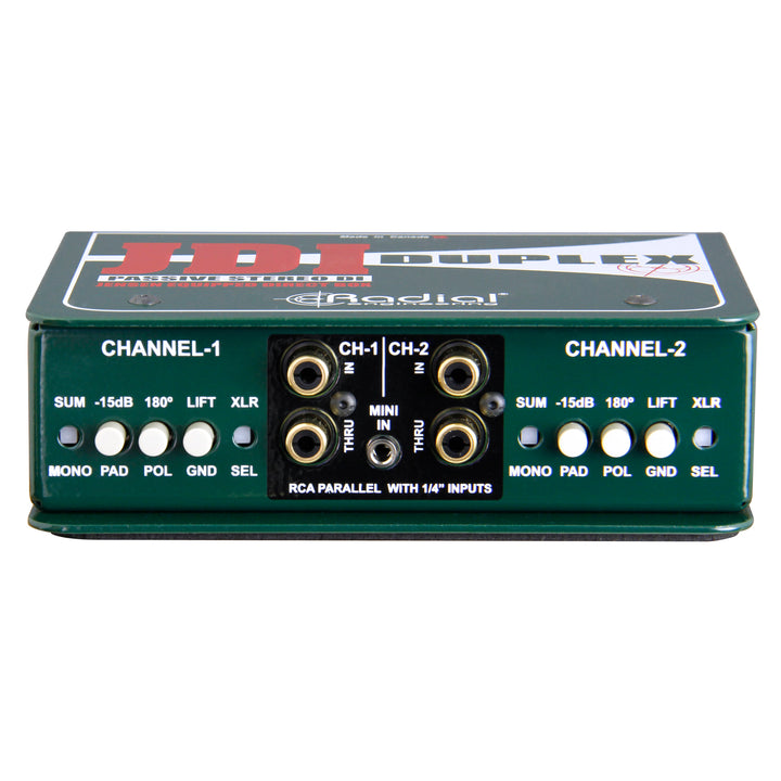 Radial JDI Duplex Stereo Direct Box