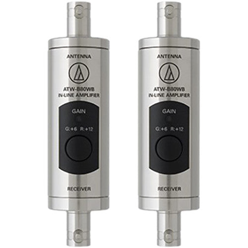Audio-Technica Wideband UHF In-Line Antenna Boosters (Pair, 470-990 MHz)