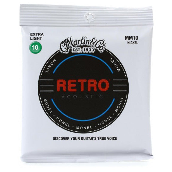 Martin MM10 Retro Acoustic Guitar Strings - Extra Light 10-47
