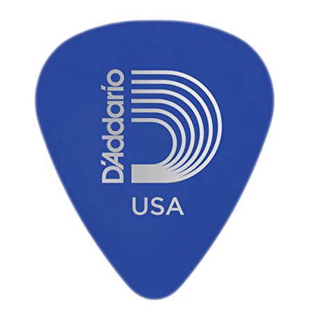 D'Addario 1DBU5-10 - 10 STD-PICK-DURALIN-BLU-M-HVY