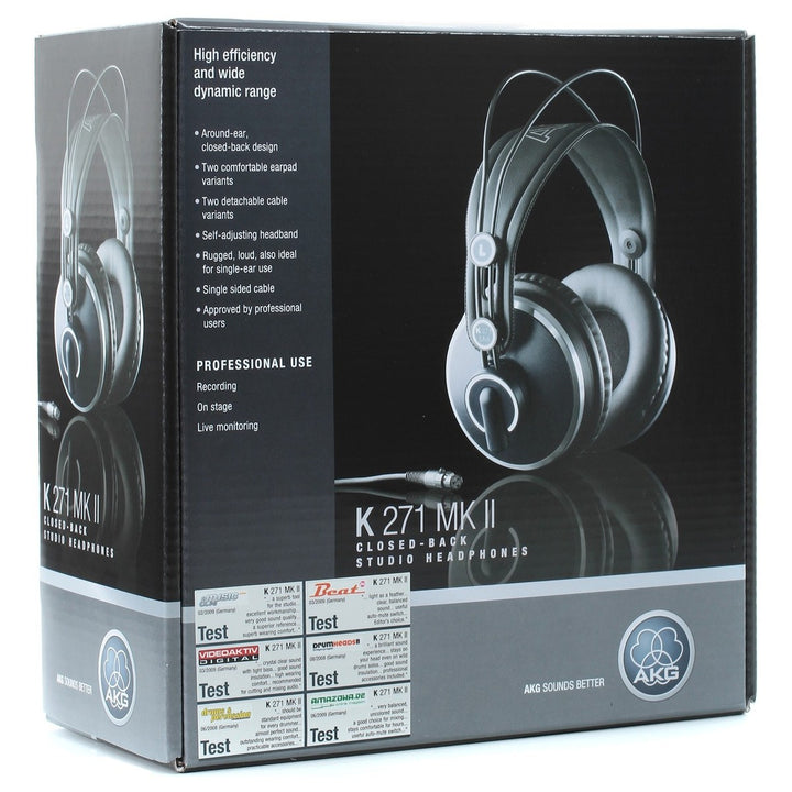 AKG K271 MKII, Professional Studio Headphones
