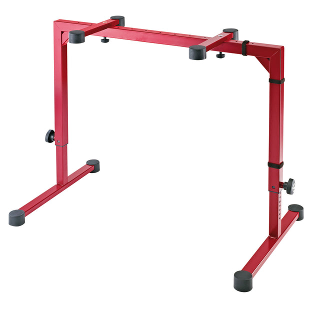K&M 18810 Table-Style Keyboard Stand - Omega (Red)