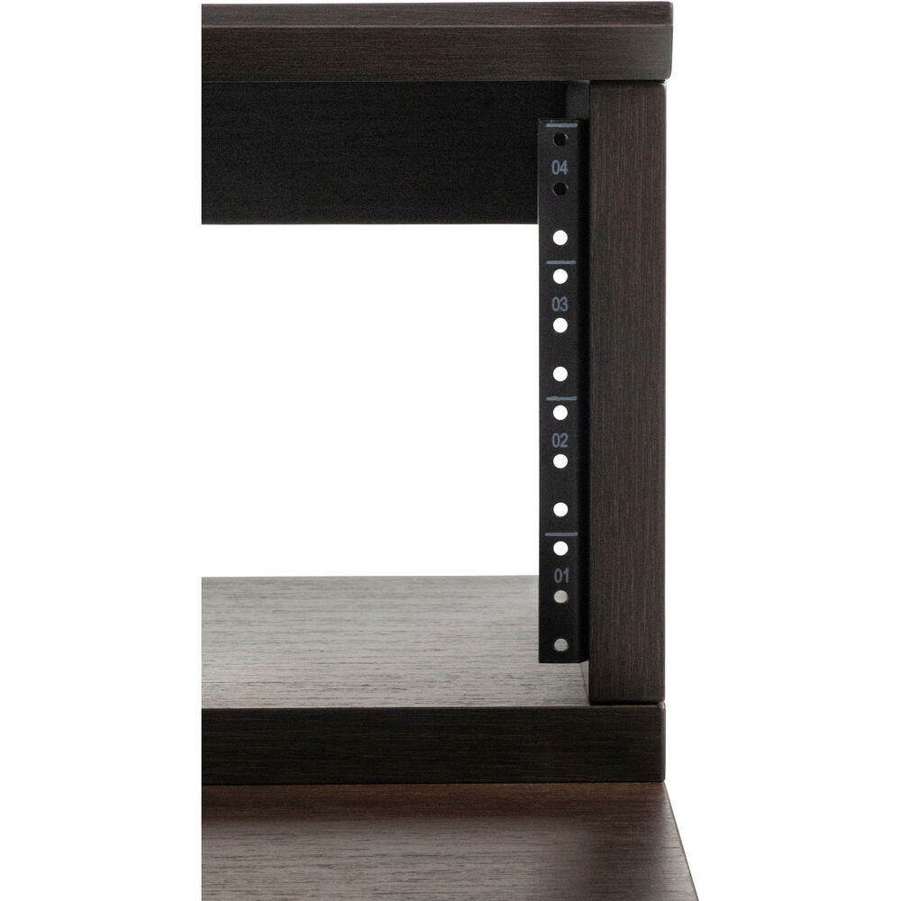Gator Elite Furniture Series Main Desk - Dark Walnut Brown