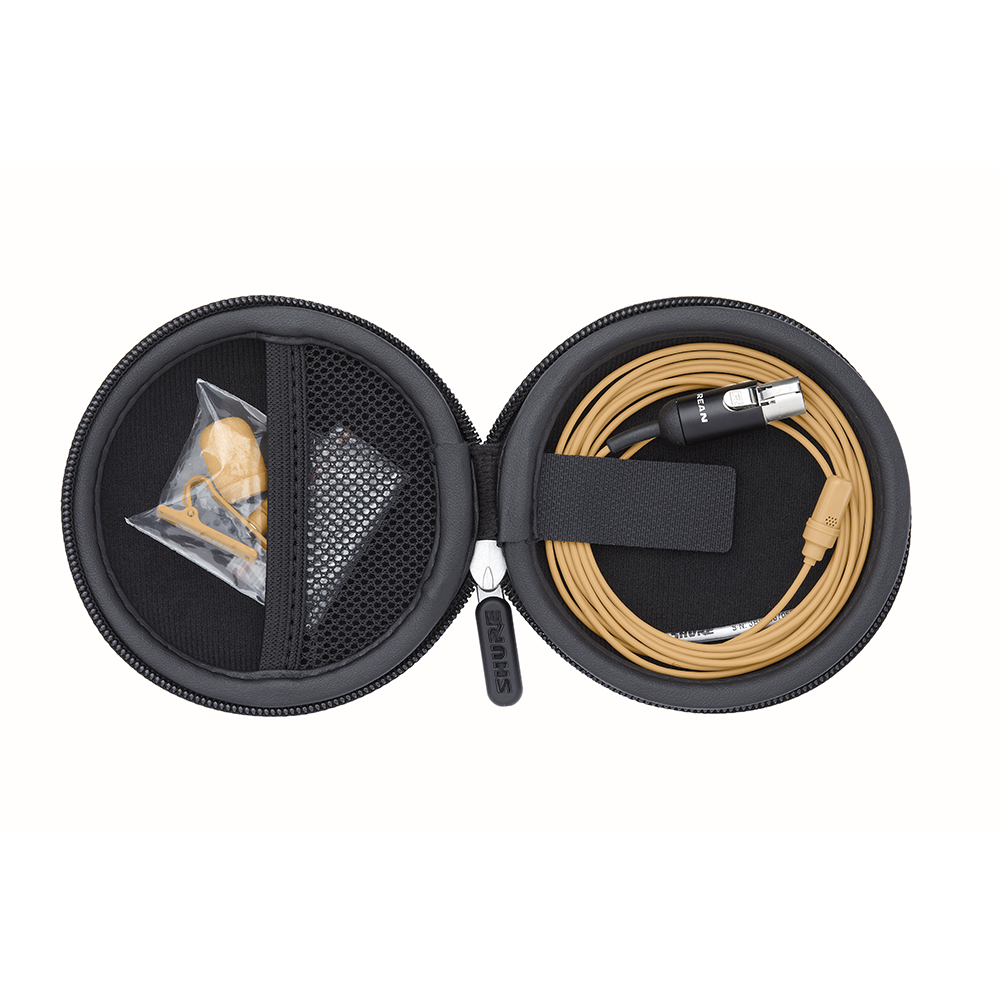 Shure UL4 Cardioid Lavalier microphone with TQG connector - Tan