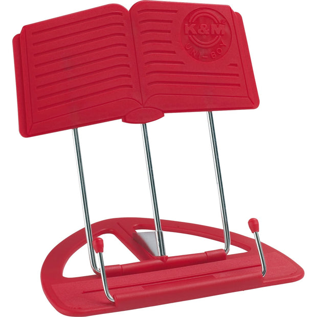 K&M 12450-12 Uni-Boy Classic Book Stand (12-Pieces, Red)