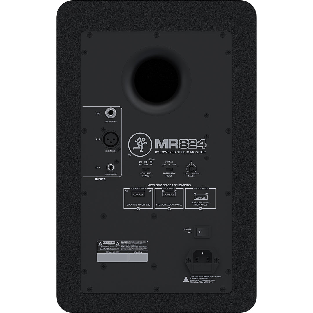 Mackie MR824 Powered Studio Monitor - 8'' (Each)