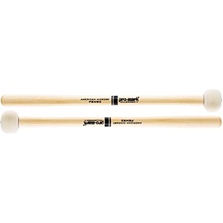 Promark PSMB5 -Promark Performer Series Large Hard Felt Marching Bass Drum Mallets