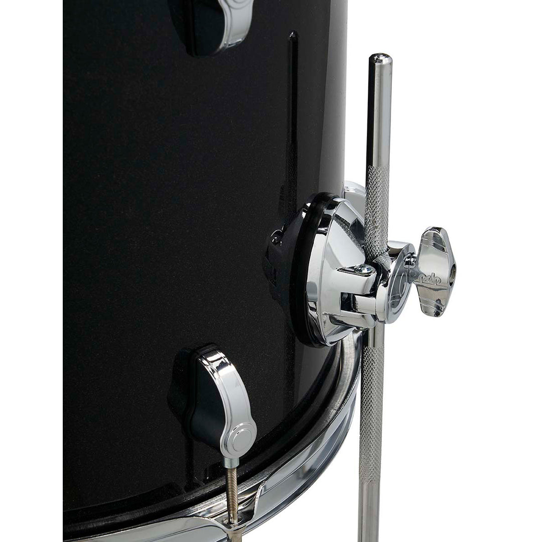 PDNY1604BO- PDP New Yorker 4-Piece Kit FinishPly Shell Pack (14x16 w/ BDM, 8x10, 12x13FT, 5x14 Snare) - Black Onyx Sparkle