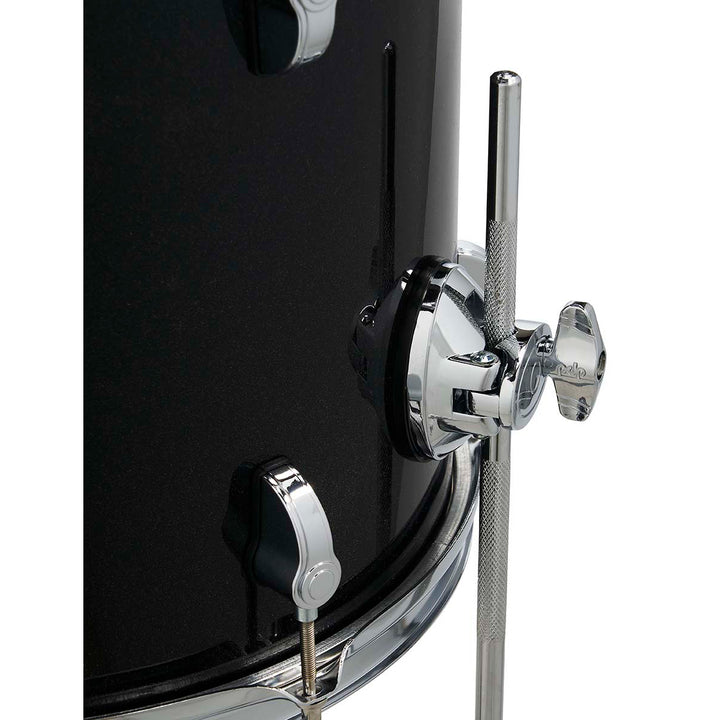 PDNY1604BO- PDP New Yorker 4-Piece Kit FinishPly Shell Pack (14x16 w/ BDM, 8x10, 12x13FT, 5x14 Snare) - Black Onyx Sparkle