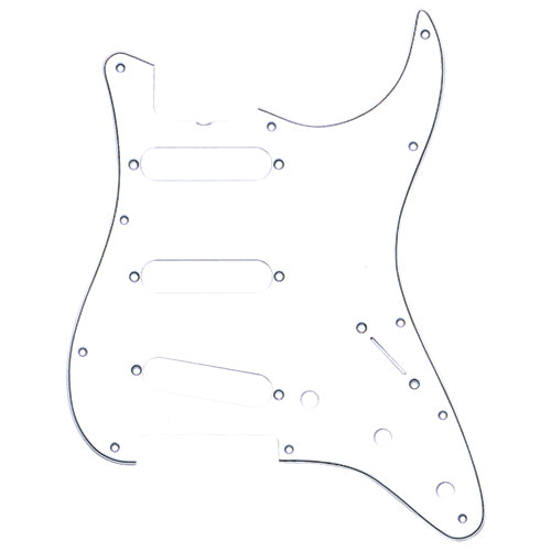Fender Pickguard for Stratocaster S/S/S 11-Hole Vintage Mount w/ Truss Rod Notch 3-Ply - White