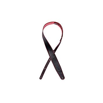 D'Addario 25REV00 - 2.5 REVERSIBLE LTH STP, BLK/RD