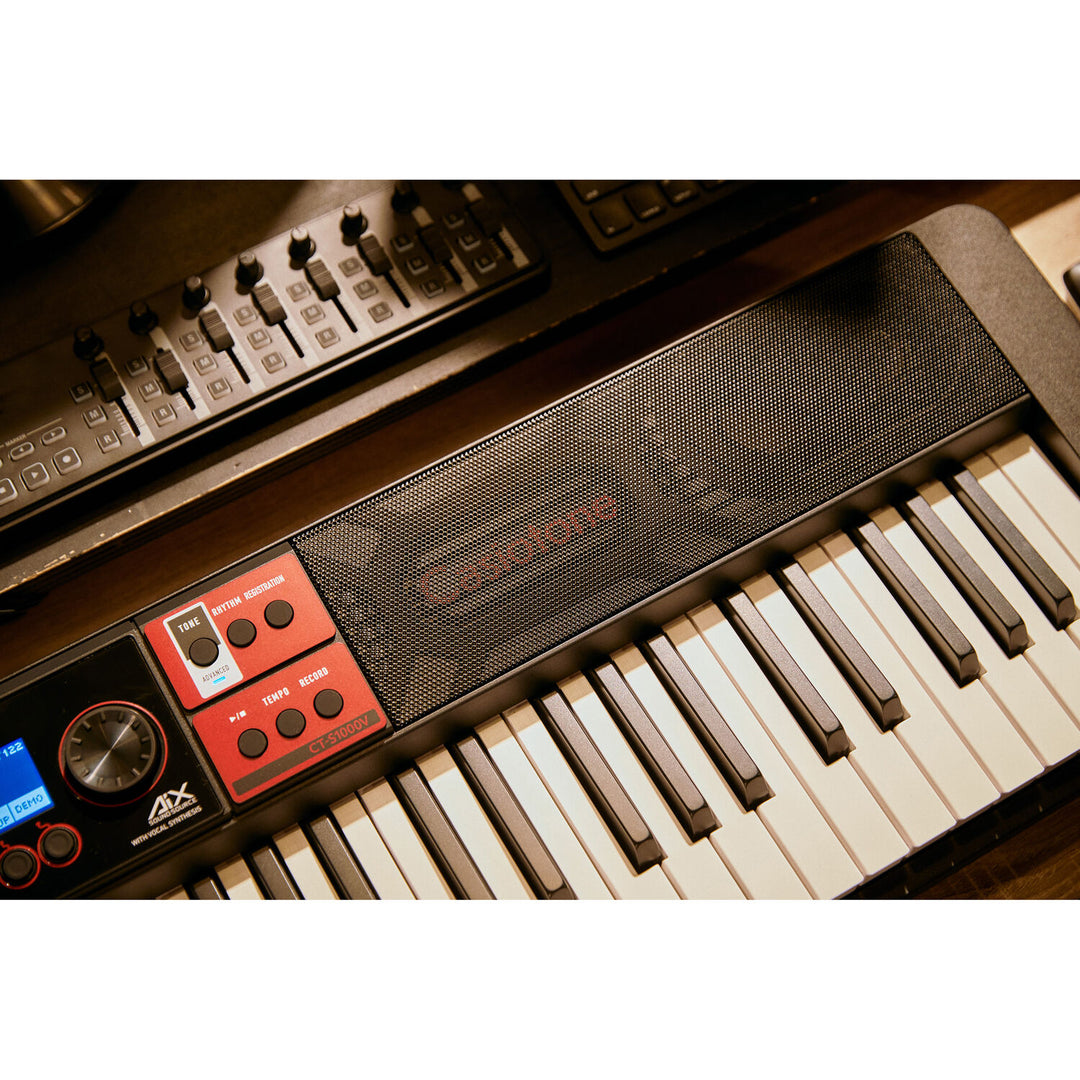 Casio CT-S1000V 61-Key Portable Digital Keyboard w/ Vocal Synthesis & Aix Sound Source - Black