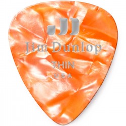 Dunlop 483P-08-TH Orange Pearl Guitar Pick (12-Pack)