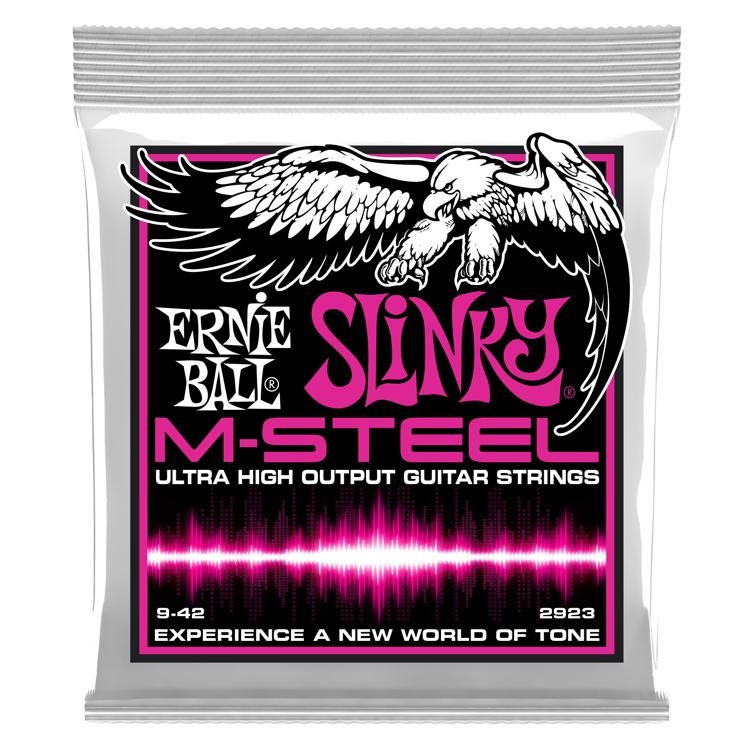 Ernie Ball 2923EB M-STEEL SLINKY SUPER 9-42