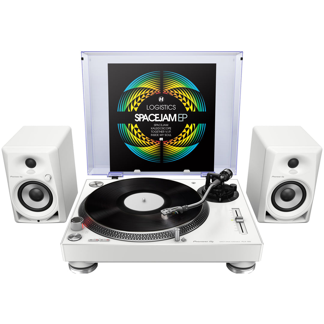 Pioneer DJ PLX-500 High-Torque Direct Drive Turntable - White