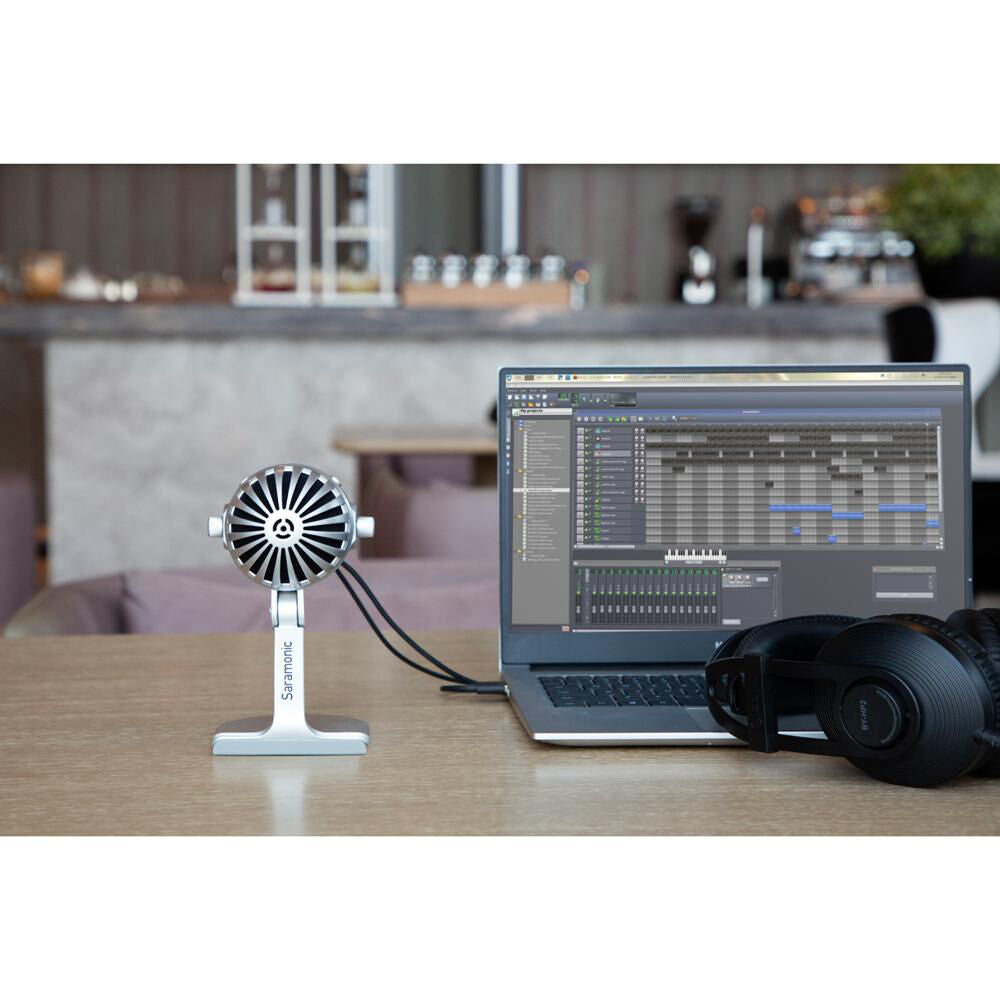 Saramonic SmartMic MTV550 Cardioid USB Condenser Microphone for Computers and Smartphones