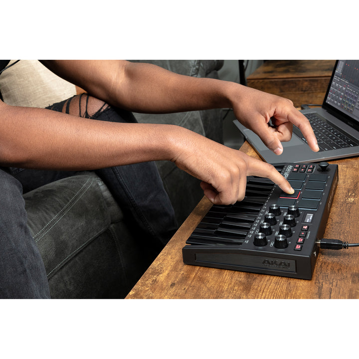 Akai MPK Mini Mk3 Portable USB MIDI Keyboard Controller - Black